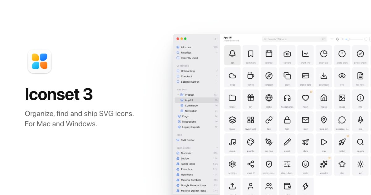 Search icon – Lucide – Iconset